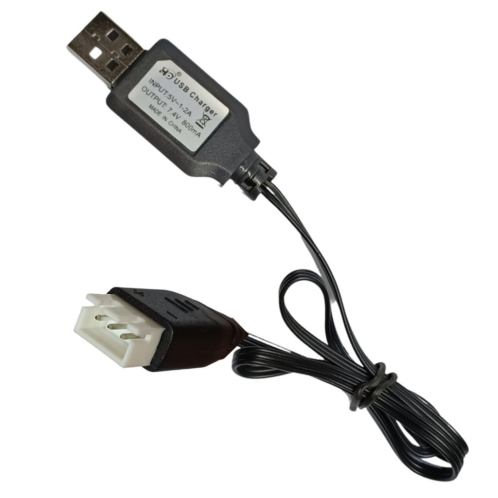 Carregador para arminhas de gel 7.4V XH-3P e carro CX24 RC 3 vias /19
