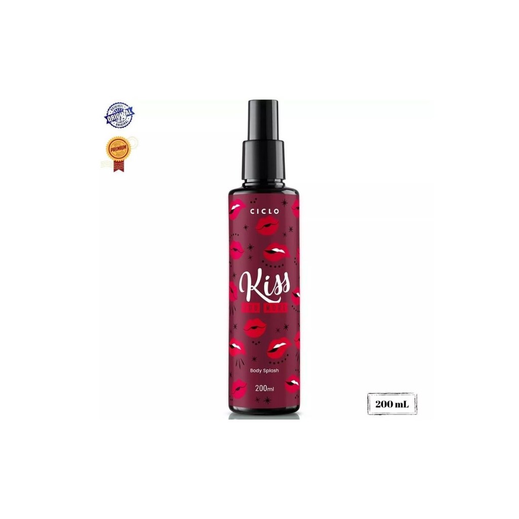 CICLO COSMÉTICOS KISS YOU MORE - BODY SPLASH 200ML