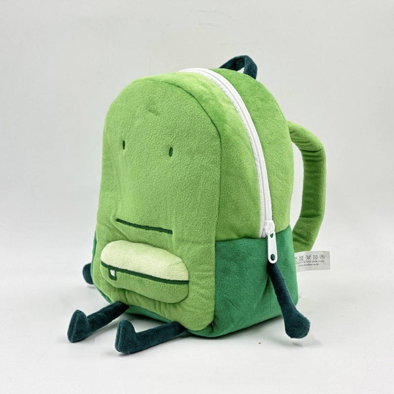 ONE Liam Mochila De Pelúcia Periférica De Jogo Boneca Mochila De Escola Primária Bonito E Criativo Abacate Verde Mochila — imagem 2 de 2