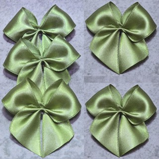 Laço Lacinho De Cetim Nº 5 Artesanal para Lembrancinhas verde militar em Oferta na Shopee