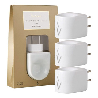 Kit 3 Aromatizadores Elétrico de Porcelana 10ML Via Aroma em Oferta na Shopee