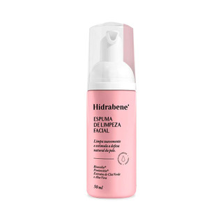 Espuma de Limpeza Facial Hidrabene 50ml em Oferta na Shopee