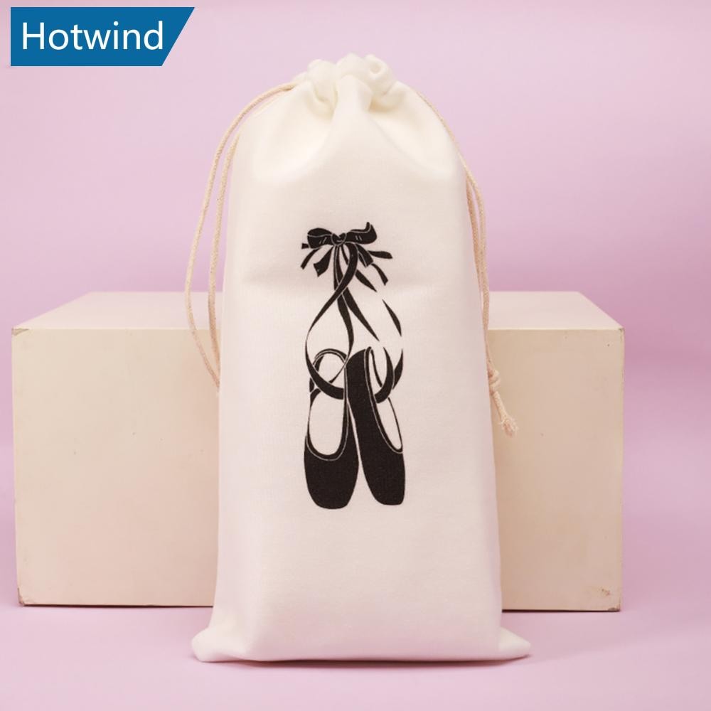 HW 13X27CM Grande Capacidade Crianças Ballet Sapatos Saco De Armazenamento Duplo Cordão Suprimentos Dança Pacote Portáti