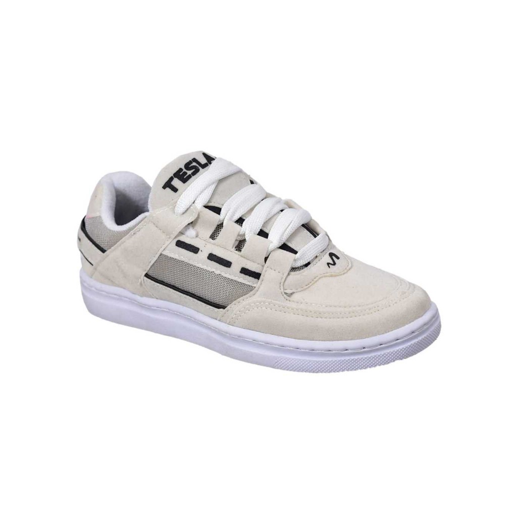 Tênis Tesla Coil Feminino e Masculino Black White Reflect em Oferta na Shopee
