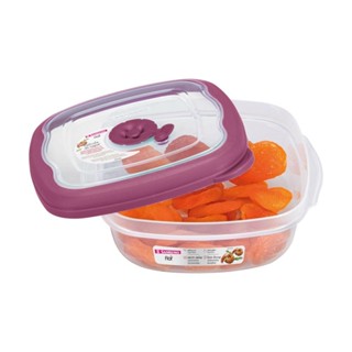 Pote Plástico Quadrado Hermético Açaí 920ml Flor Sanremo em Oferta na Shopee