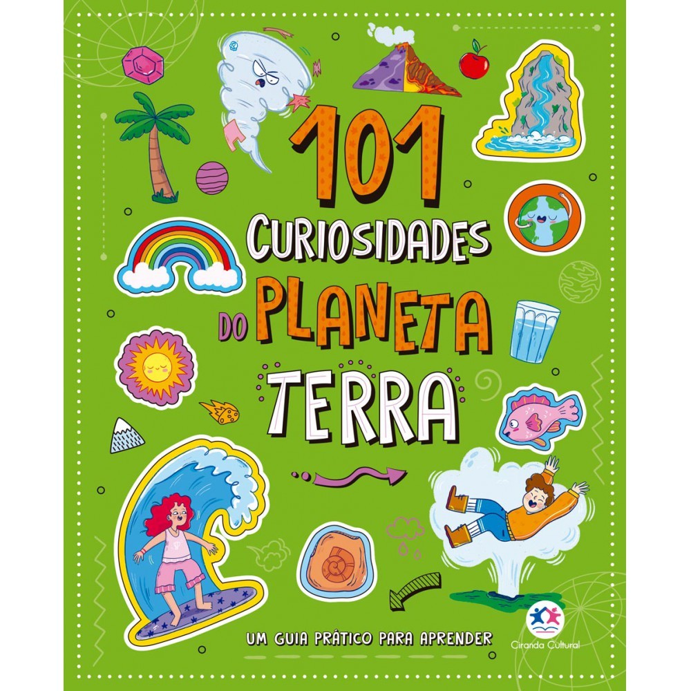 Livro Capa dura 101 curiosidades do planeta Terra