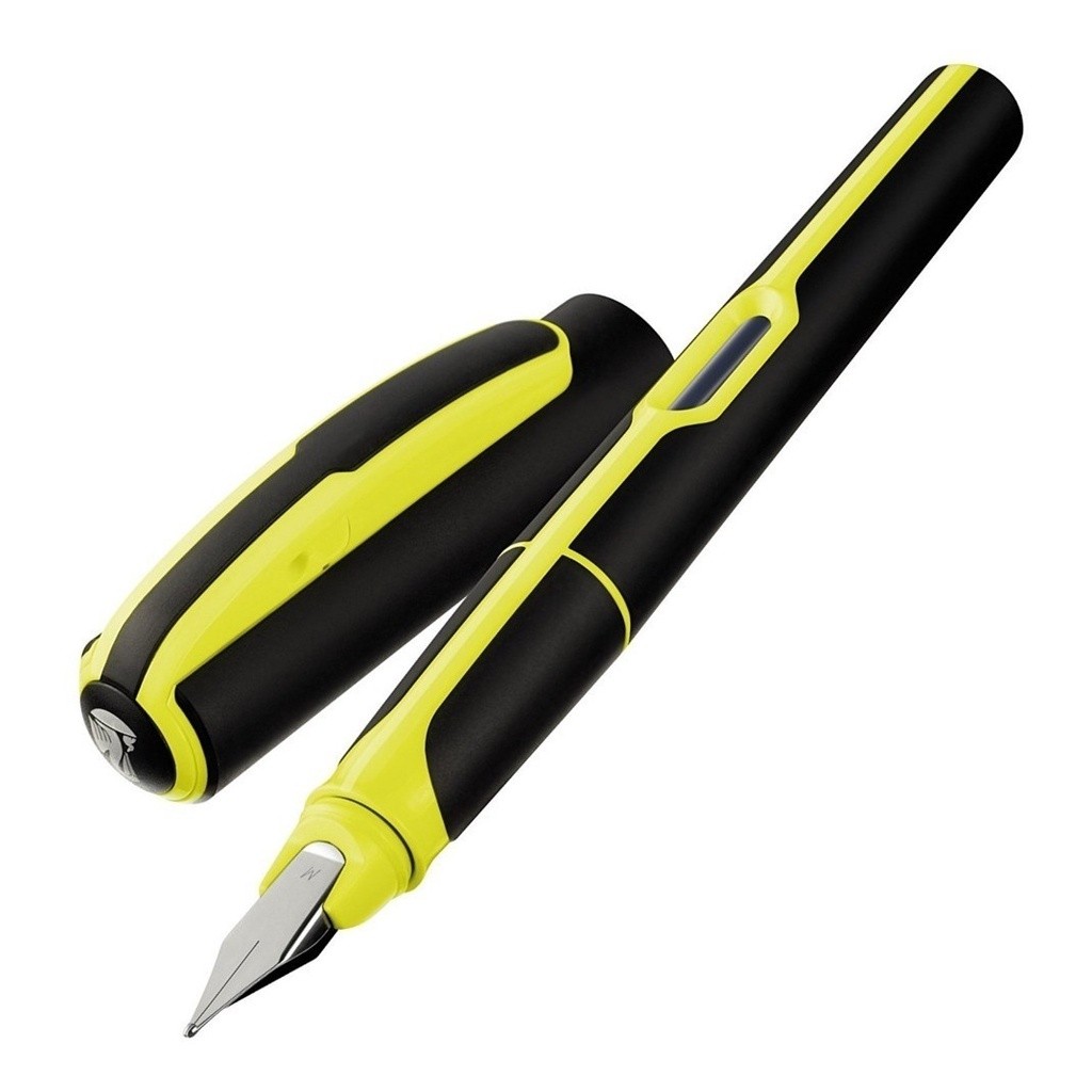 Caneta Tinteiro Pelikan Style Neon Pena M Pena Inoxidável