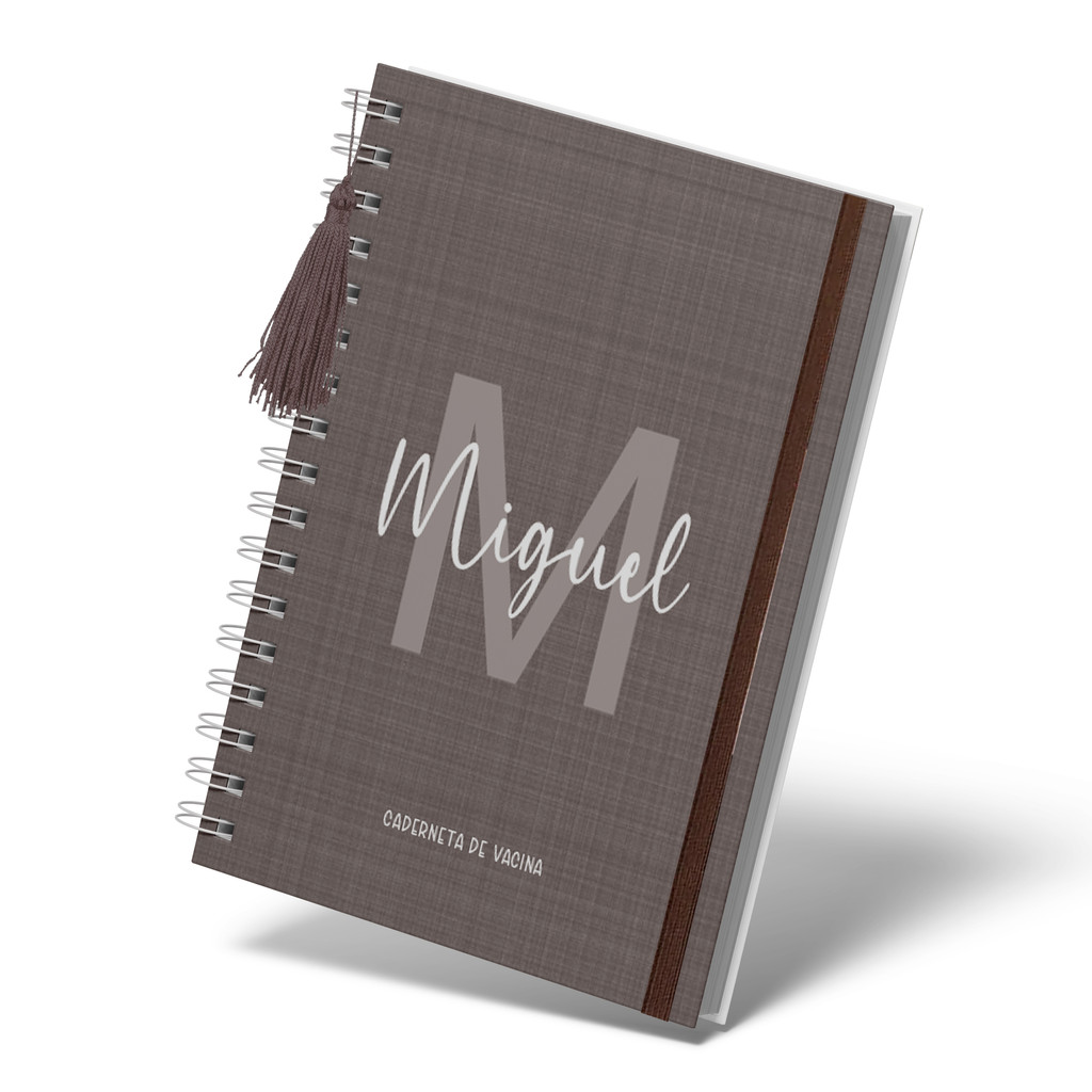 Caderneta de Vacina/Saúde/ Vacinação de MENINOS E MENINAS TEMA DE LINHO 13 COM INICIAL E NOME DR em Oferta na Shopee