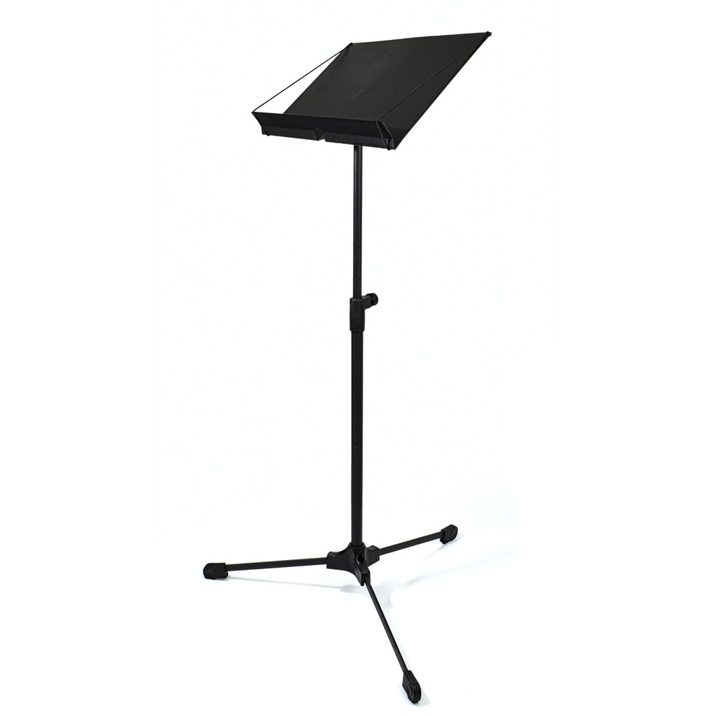 Estante Suporte Partitura Tablet Pasta Pé Retrátil Preta ASK EPM
