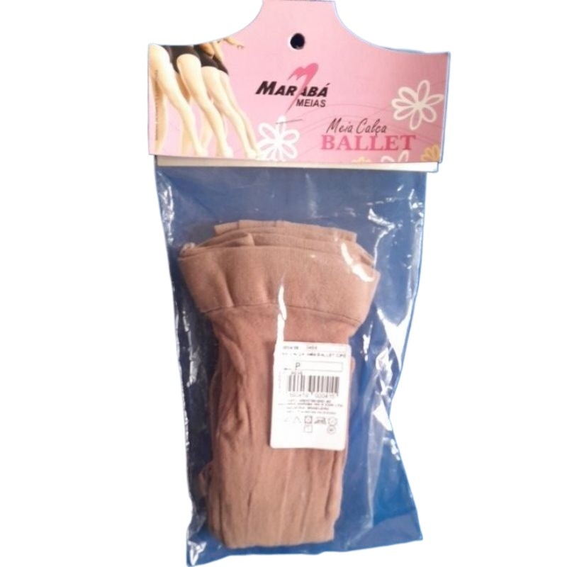 MEIA CALÇA BALLET, COR BEGE  FIO 40( MARCA: MARABÁ)