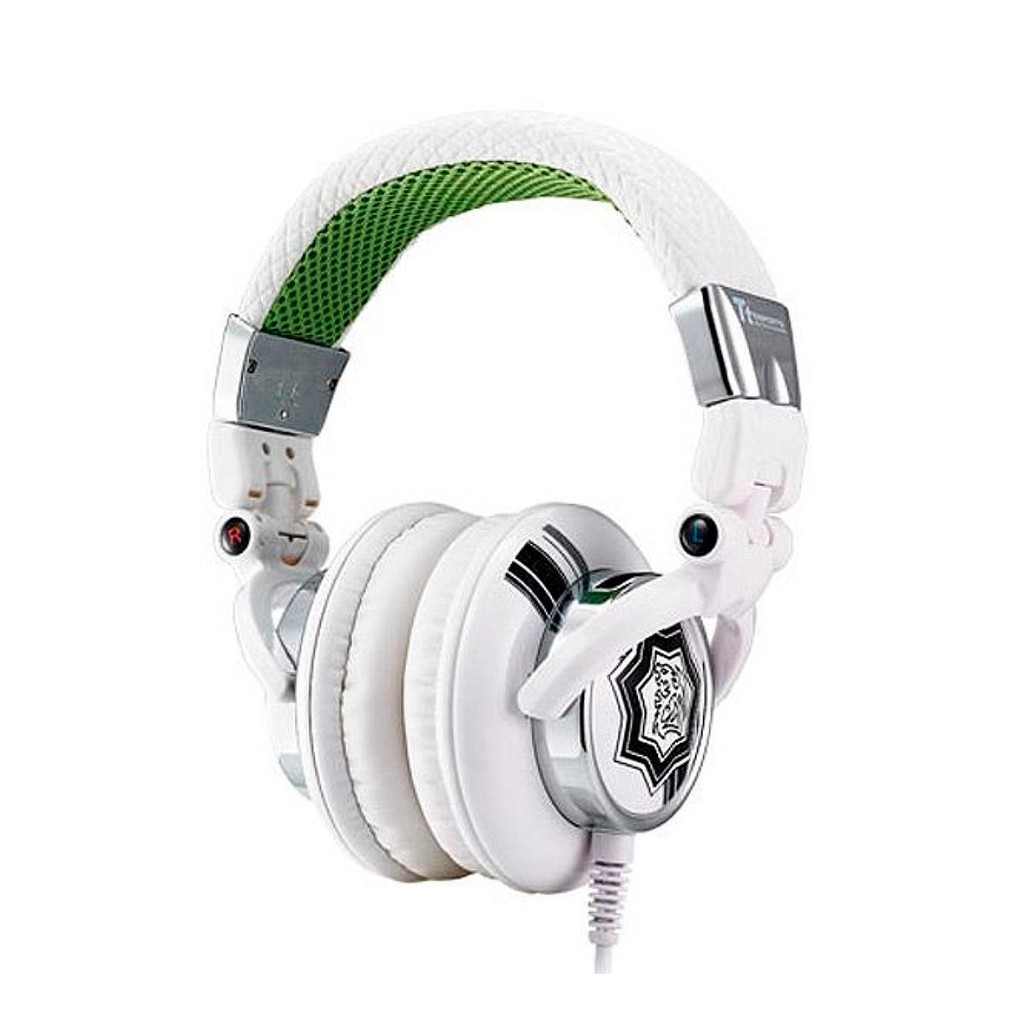 Fone de Ouvido Thermaltake TT eSports Dracco White - Conector 3.5mm - HT-DRA007OEWH