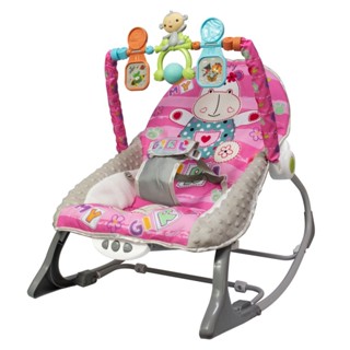 Cadeirinha Descanso Vibratória Para Bebe Musical Balanço Com Mobile - Kababy em Oferta na Shopee