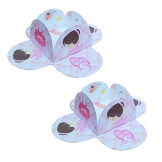 Forminhas Doces 4 Pétalas Base 3x3cm Festa - Bailarina em Oferta na Shopee