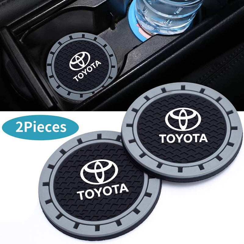 Porta-Copos De Carro Com 2 Pacotes , Água Para Toyota Camry Corolla Tacoma Hilux Vios Yaris Hia , Silicone Antiderrapant