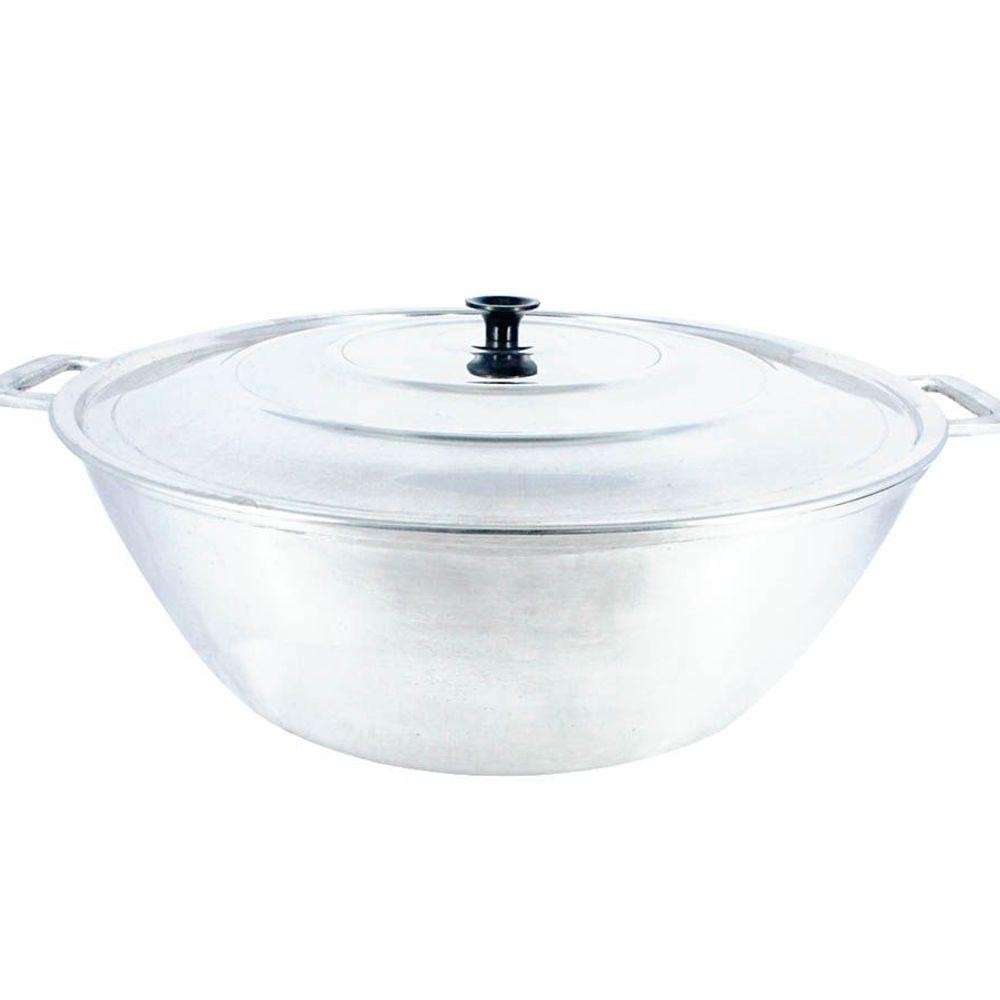 Tacho Panela Restaurante Alça Alumínio Fundido Polido 40cm - Home & Living