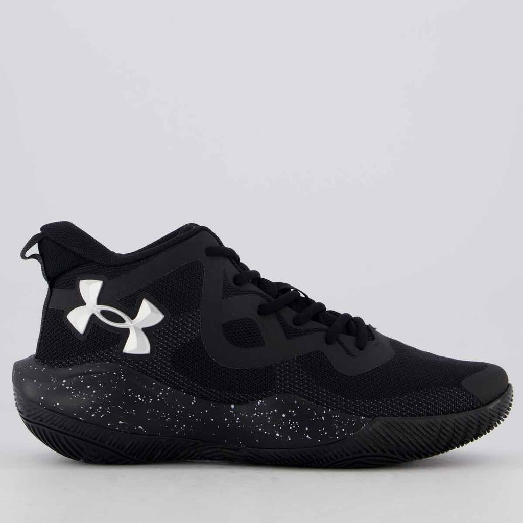 Tênis Under Armour Bankshot Preto e Prata - Men Shoes