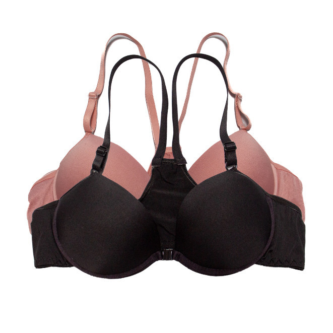 Kit 2 Sutiã Nadador De Bojo Modelo Camisetinha Liso