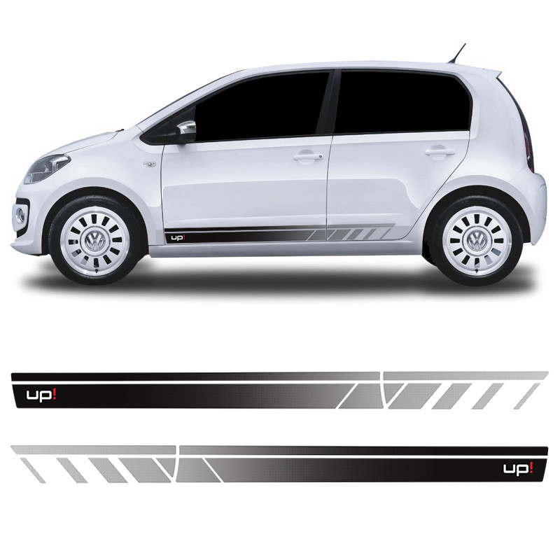 Kit Faixa Lateral Up Preto 2015 a 2020 Adesivo Decorativo em Oferta na Shopee