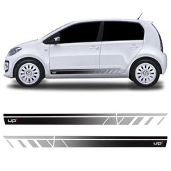 Kit Faixa Lateral Up Preto 2015 a 2020 Adesivo Decorativo