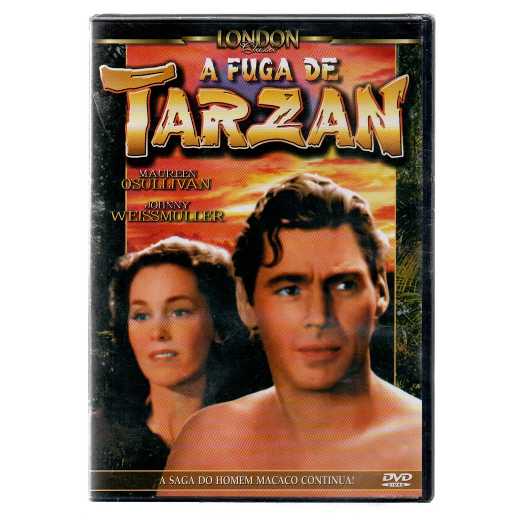 DVD A FUGA DE TARZAN JOHNNY WEISSMULLER