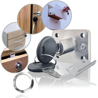 Kit 1 Fechadura Gaveta Porta Cilindro 22mm Batente Leve Segredo Variado Econômica Chaves Armário Tranca Basculante em Oferta na Shopee