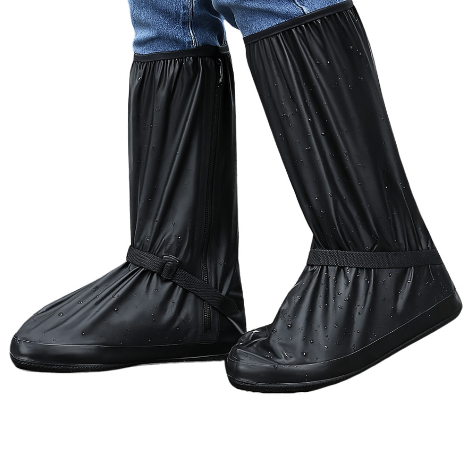 Capa Chuva Sapato Premium Protetor Pé Tênis Moto Adulto Impermeável Motoqueiro Calçado