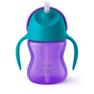 Copo com Canudo Roxo Bendy 200ml 9+M Philips Avent em Oferta na Shopee