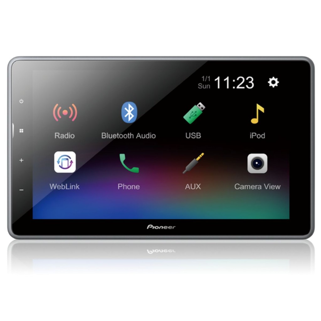 Multimídia Receiver Pioneer Dmh-af555bt Carplay, Weblink, Tv