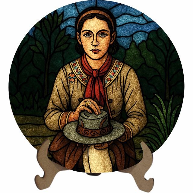 Mandala Baiana Maria Bonita - Arte Estilo Vitral