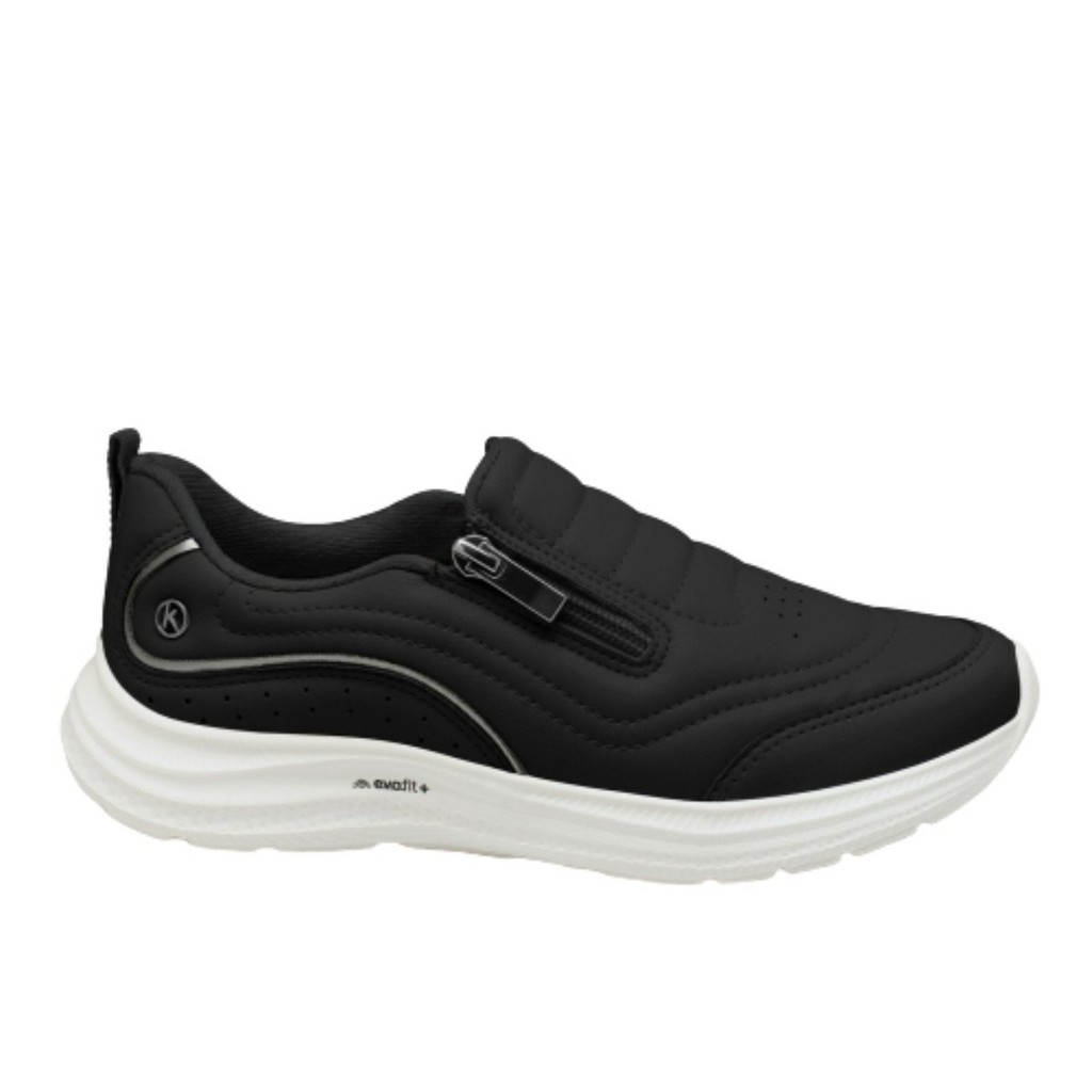 Tênis Feminino Esportivo Caminhada Kolosh - Preto