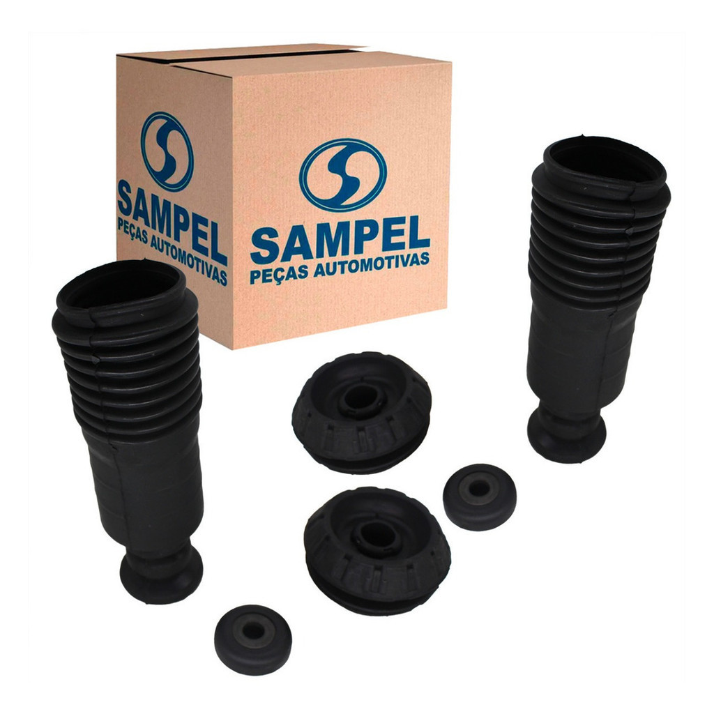 Par Kit Batente De Amortecedor Original Samkit Versa Kicks March 1.0 1.6 16v 2012 2013 2014 2015 2016 2017 2018 a 2021