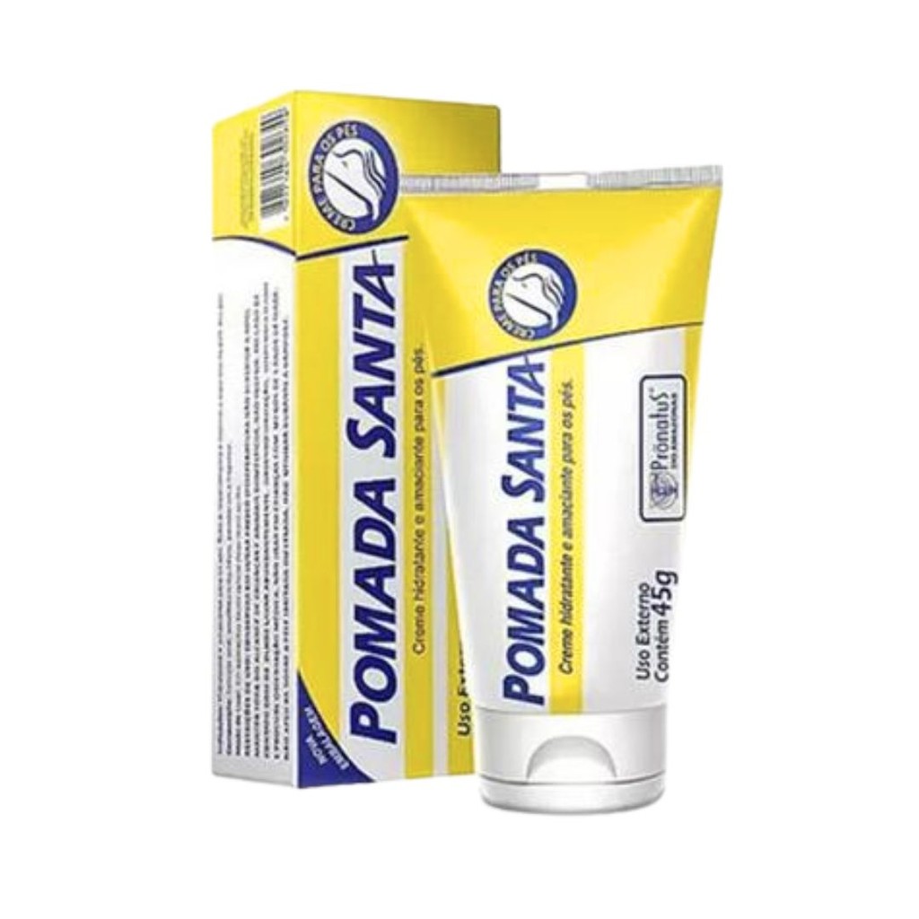 Pomada Santa Creme Hidratante Amaciante para os Pés Pronatus em Oferta na Shopee