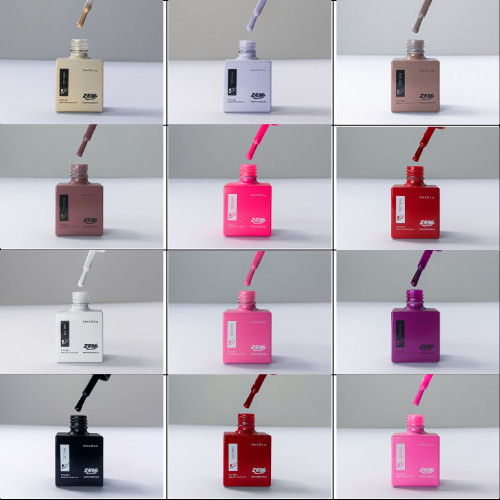 KIT 12 Esmalte Gel Led Uv COM ANVISA Zem Nail Gel Soak Off Color Coat 10ml Uv/Led Novas Cores em Oferta na Shopee