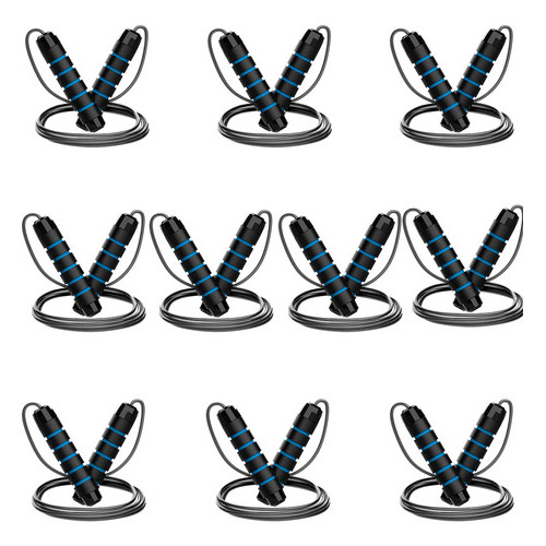 Kit 10 Cordas De Pular Em Pvc Ajustável Treino Funcional em Oferta na Shopee