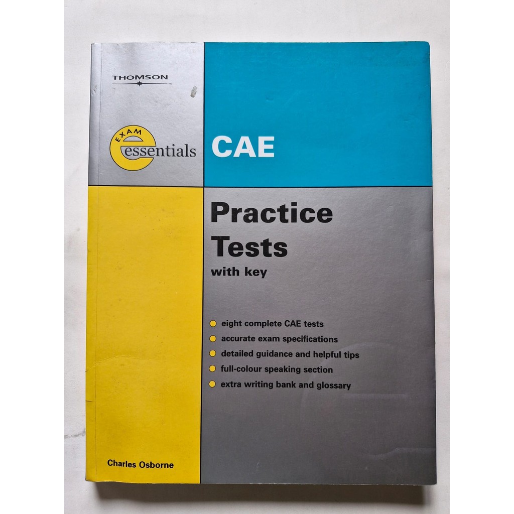 LIVRO, EXAM ESSENTIALS CAE  PRACTICE TESTS WITH KEY, CHARLES OSBORN, THOMSON