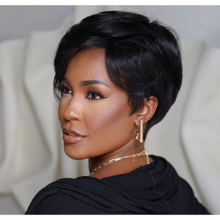 Peruca Curta de Fibra Orgânica Lace Wig 35cm 180g Top Hair NATASHA em Oferta na Shopee