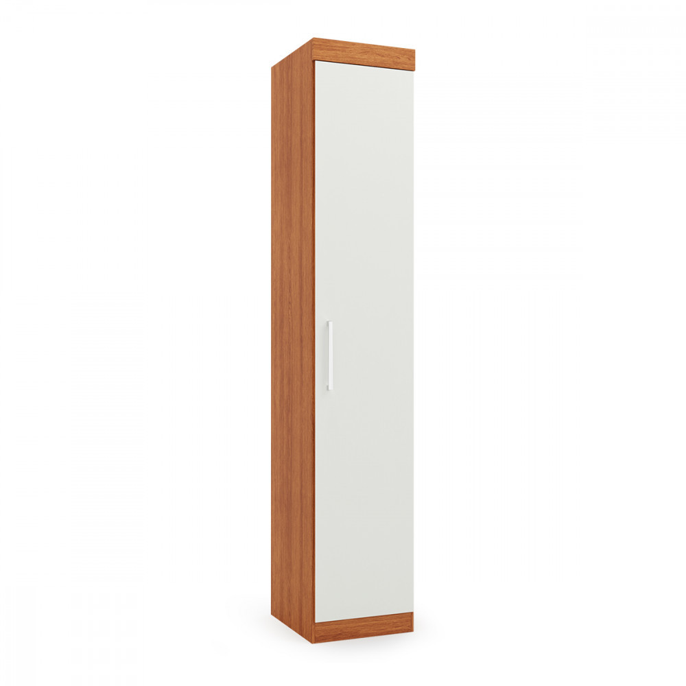 Guarda Roupa Módulo de 1 Porta Genova Freijo com Off White Batrol em Oferta na Shopee