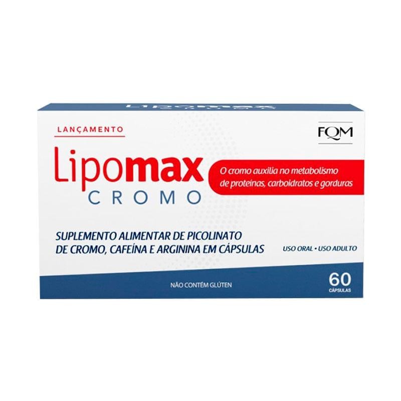Suplemento Alimentar Lipomax Cromo 60 Cápsulas em Oferta na Shopee
