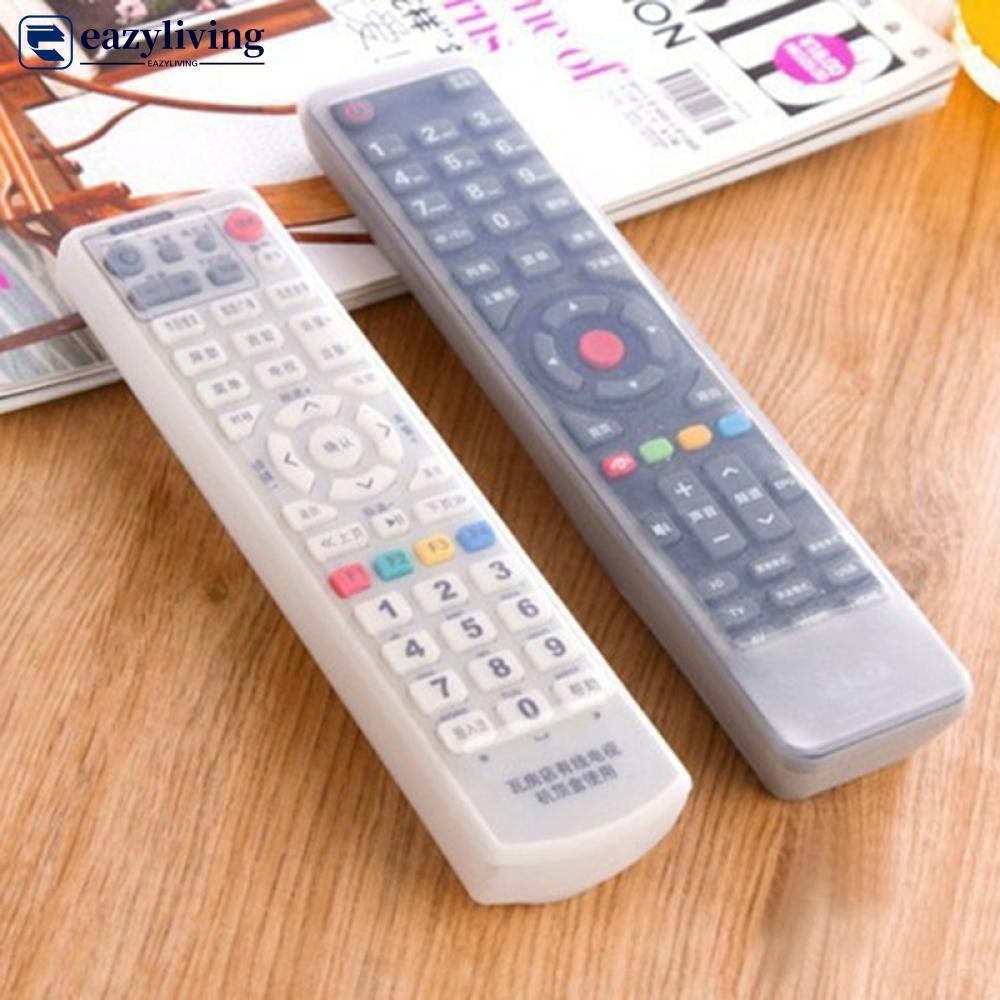 EAZYLIVING Transparente Silicone TV Controle Remoto Capa De Armazenamento Manga Protetora E3Y8