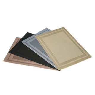 Jogo Americano 4,6 ou 8 Peças Retangular em PVC com Fibras – Elegância, Proteção e Praticidade para Refeições Diárias em Oferta na Shopee