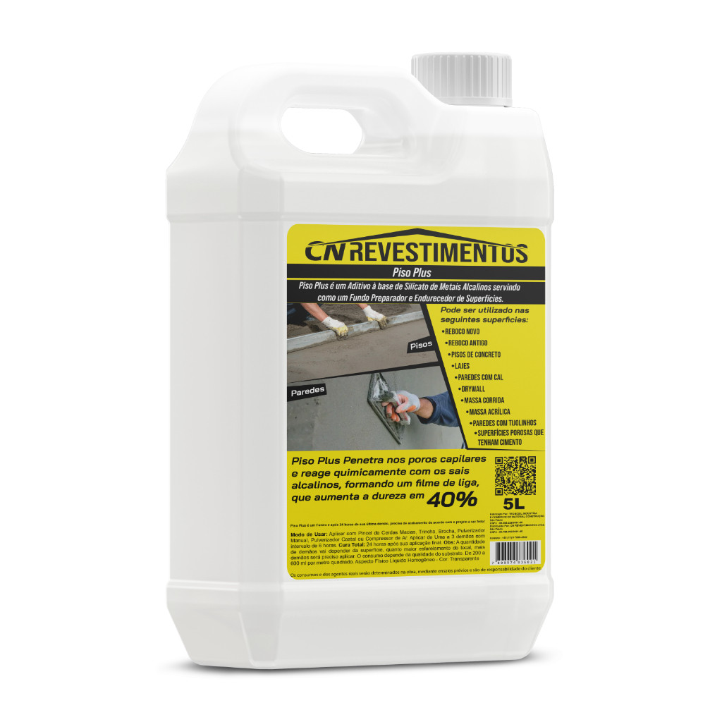 5-Lts Endurecedor e Fundo Preparador Para Pisos De Concreto, Lajes, Gesso, Paredes com Cal em Oferta na Shopee