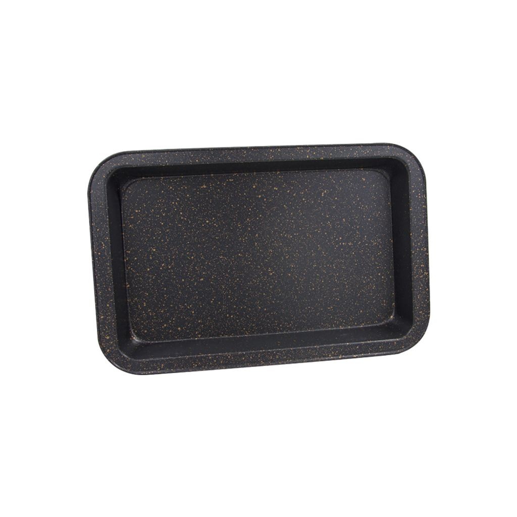 Assadeira Retangular de Fundo Removível Aço Carbono 23,5cm Essence Spicy Preta - Home & Living
