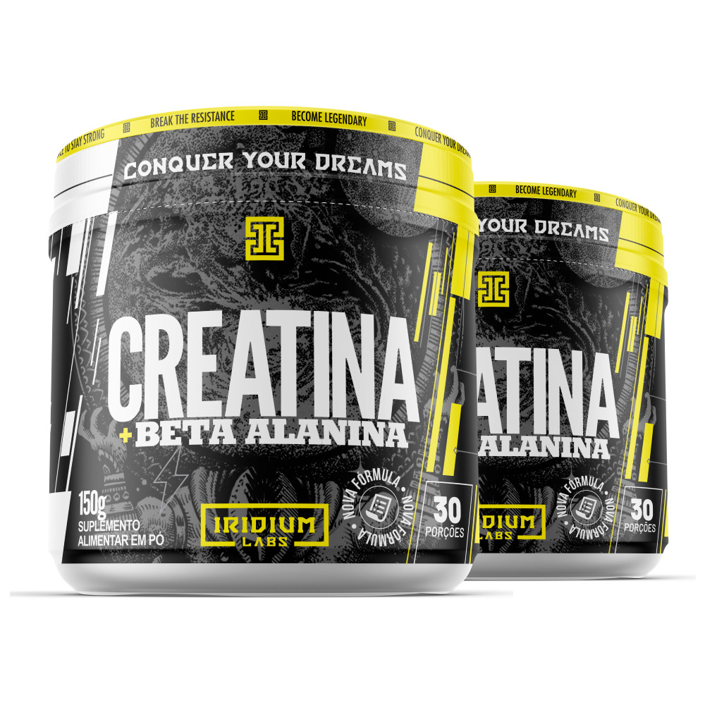 Kit 2x Creatina + Beta Alanina 150g - Iridium Labs em Oferta na Shopee