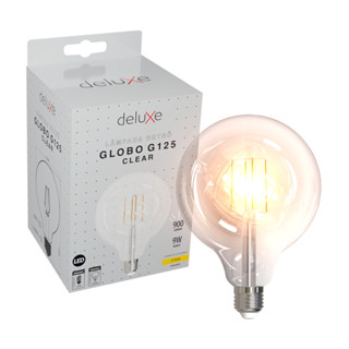 Lampada Led Globo Retro Clear G125 9W 900lm 2700k E27 Deluxe em Oferta na Shopee