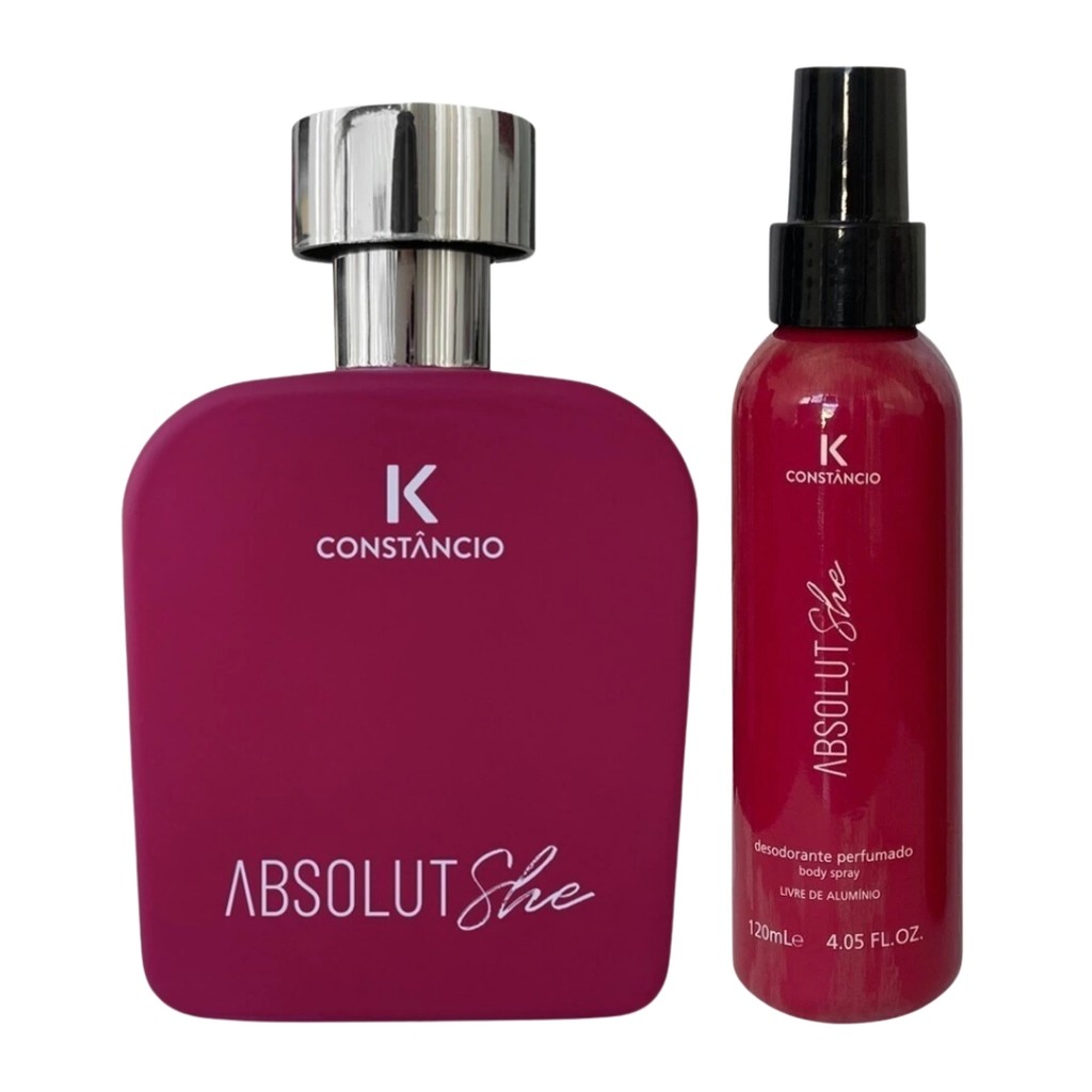 Kit K Constancio Absolut She Deo Colonia + Desodorante