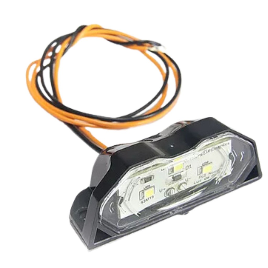 Luz De Placa De Led Carreta / Carretinha / Reboque - Prova D´água 12V em Oferta na Shopee