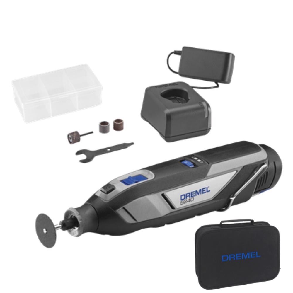 Retifica Série 8240 Bateria 12V MAX Bivolt 110/220V Com Bolsa e 5 Acessórios DREMEL