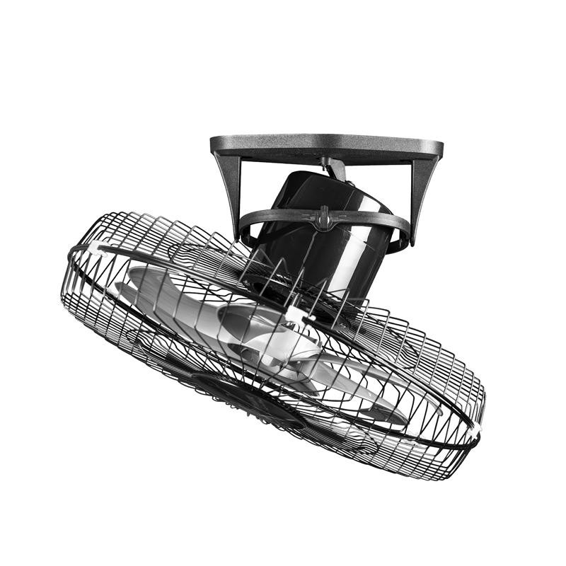 Ventilador Teto Ventidelta 50Cm Preto 360G Bivolt