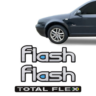 Kit Adesivo Flash Golf 99/06 + Emblema Total Flex Volkswagen em Oferta na Shopee