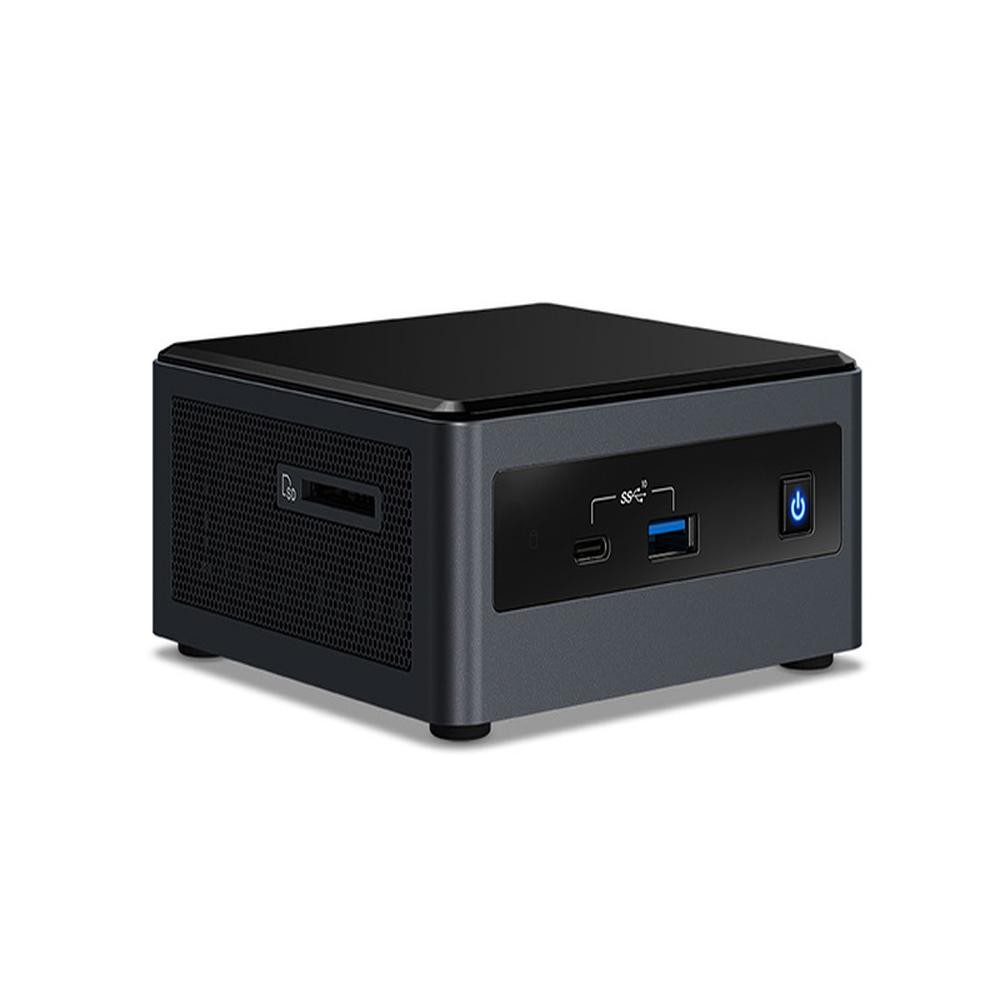  Mini Computador Nuc Barebone, Core I3-10110u 2.10ghz WI-FI 6, Ax Dual Band, Bt 5.0, HDMI preto Intel